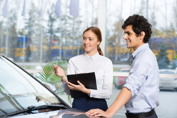 Young woman Sales consultant — Stock Photo, Image
