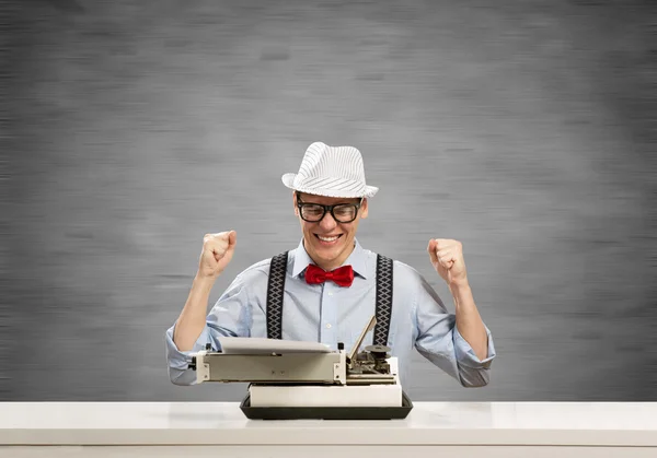 Young Guy writer — Stock Photo, Image