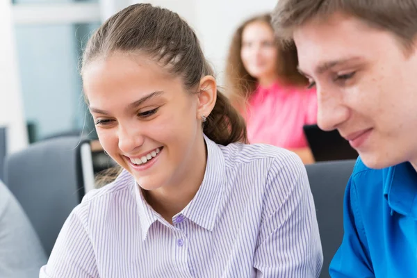 Portrait of students in the classroom — Stock Photo, Image