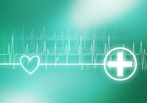 Heart care Digital background — Stock Photo, Image