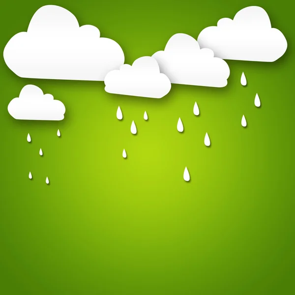 Погода мультфільм хмари — стокове фото