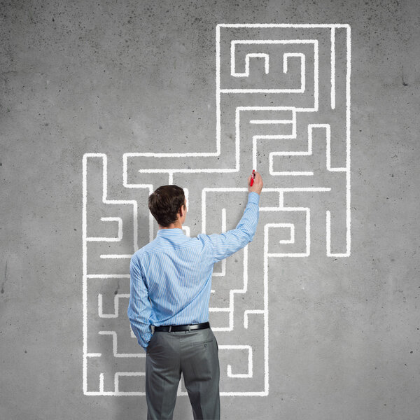 Businessman Finding solution!