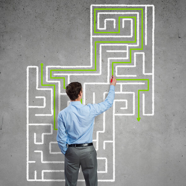 Businessman Finding solution!