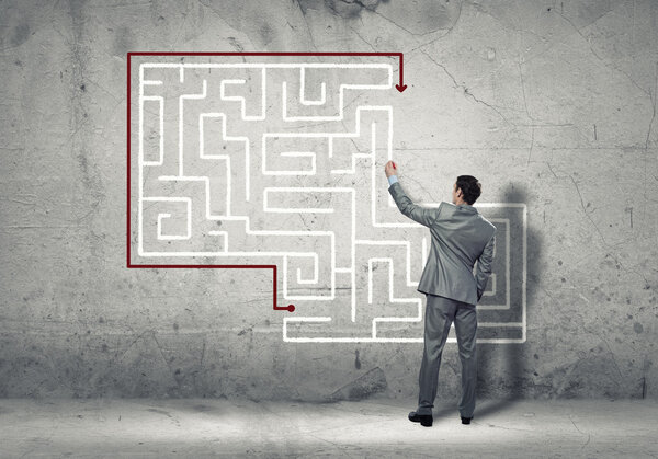 Businessman Finding solution!