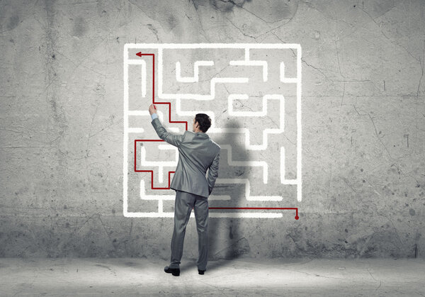 Businessman Finding solution!