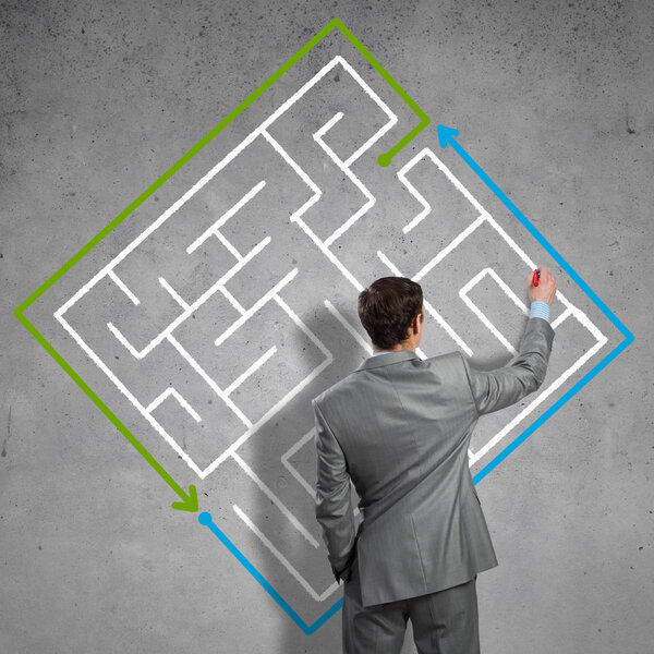 Businessman Finding solution!