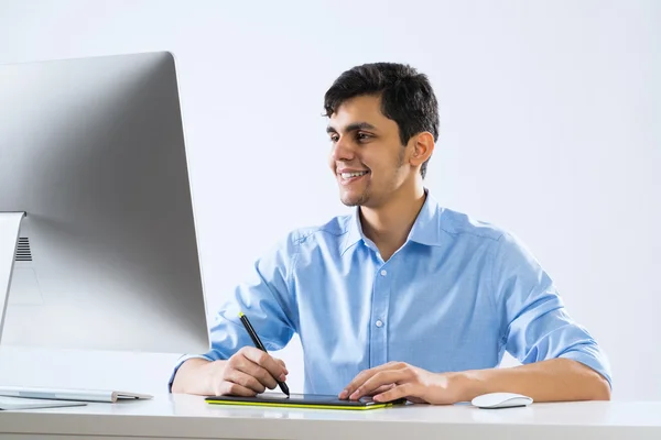 Graphic designer working — Stock Photo, Image