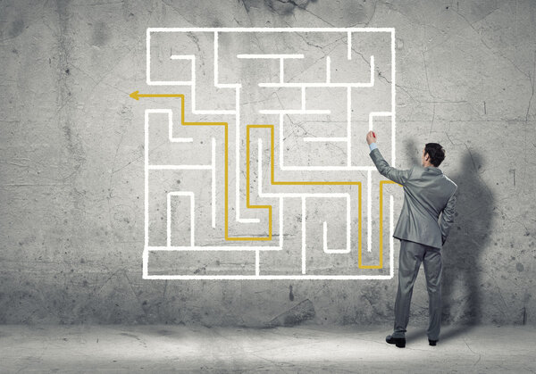 Businessman Finding solution!