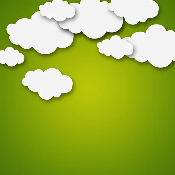 Meteo nuvole dei cartoni animati — Foto Stock
