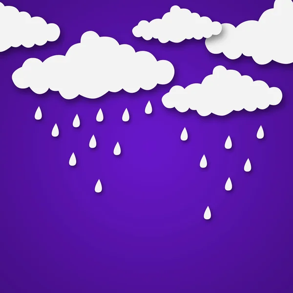 Weather cartoon clouds — Stock Photo, Image