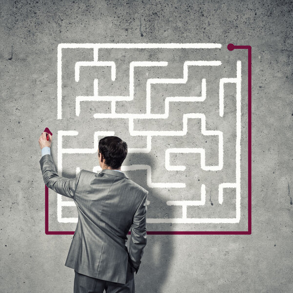 Businessman Finding solution!