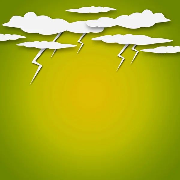 Wetter Cartoon Wolken — Stockfoto