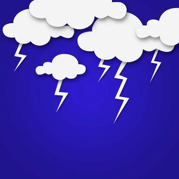 Wetter Cartoon Wolken — Stockfoto