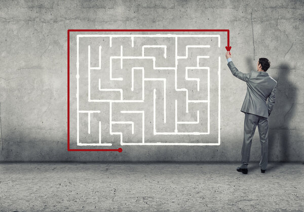 Businessman Finding solution!