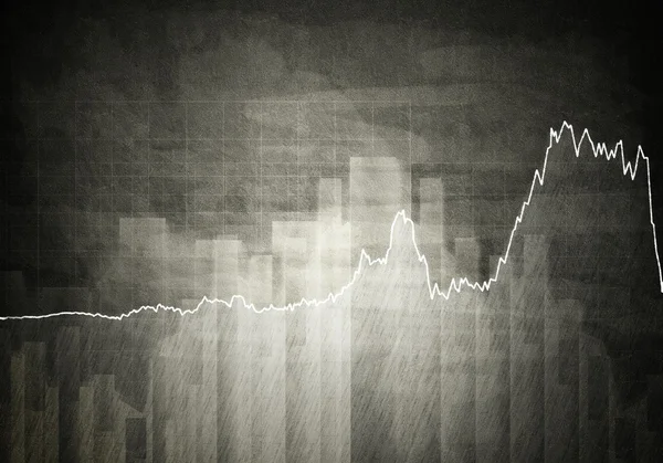 Pénzügyi háttér-diagramok használata — Stock Fotó