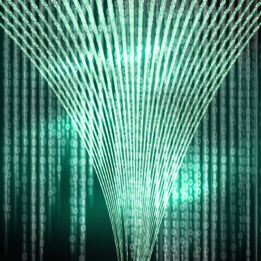 İkili Kod Arkaplanı