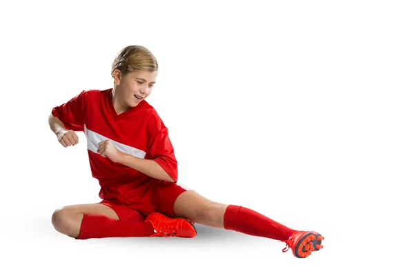 นักฟุตบอลหญิง — ภาพถ่ายสต็อก