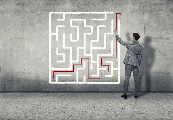 Businessman Finding solution!