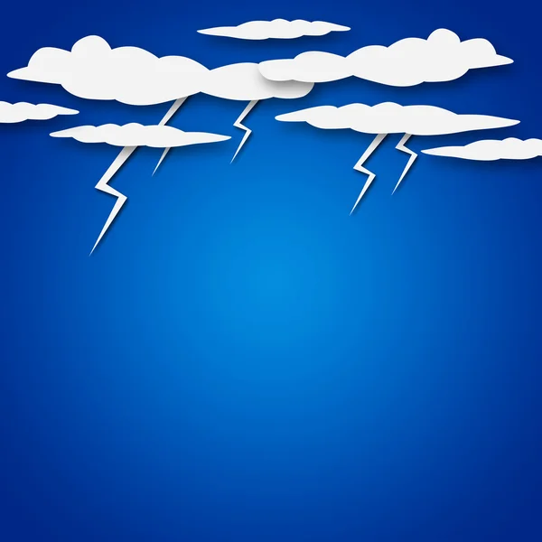 Tempo nuvens dos desenhos animados — Fotografia de Stock