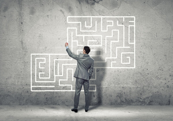 Businessman Finding solution!