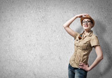 güzel genç kız casual