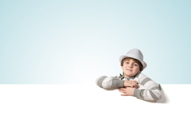 banner'ın sevimli çocukla