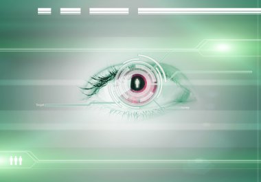 İnsan gözünü kapat.