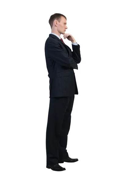 Jonge doordachte zakenman — Stockfoto
