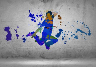 renk siluet Dancer
