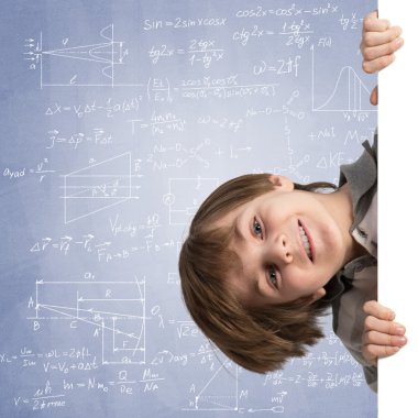 banner'ın sevimli çocukla