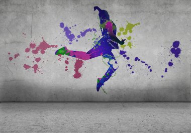 renk siluet Dancer