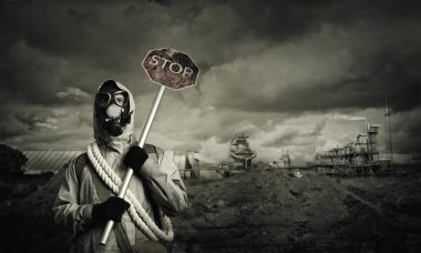 STALKER önlem dur tabela ile