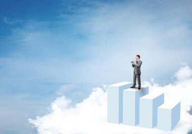 iş adamı oynayan fifre