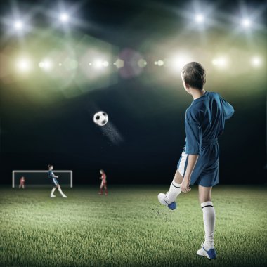 futbol oyuncuları Stadyumu'nda