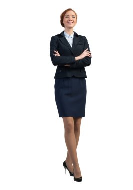 Kendine güvenen genç iş kadını