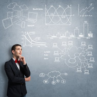 Genç adam düşünceli arıyorum