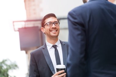 Kahve molası işadamları