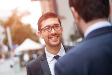 Kahve molası işadamları