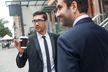 Kahve molası işadamları