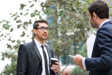 Kahve molası işadamları