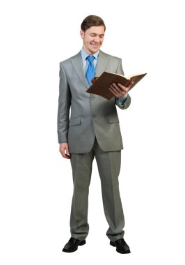 genç işadamı okuma kitabı