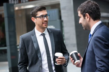 Kahve molası işadamları