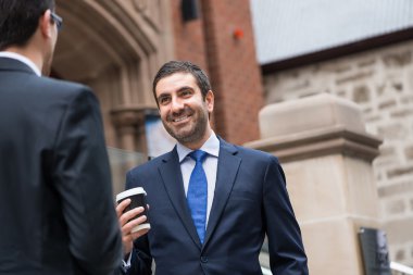 Kahve molası işadamları