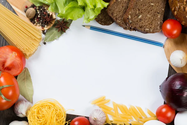 Conjunto de verduras y especias — Foto de Stock