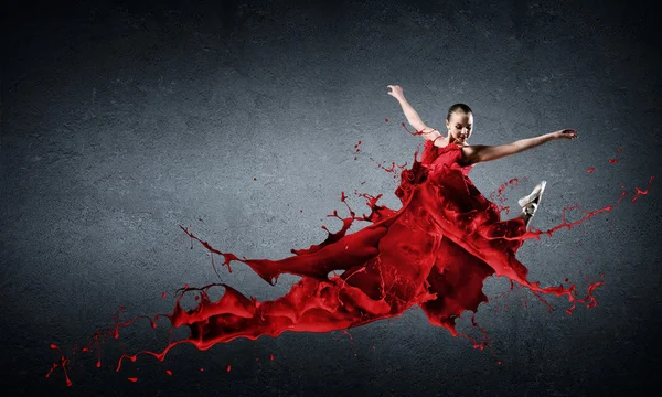 Passionate woman dancer — Stock Photo, Image