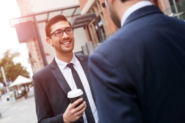 Kahve molası işadamları