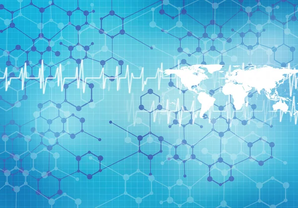 Digitale hart cardiogram — Stockfoto