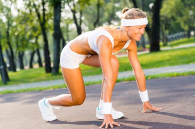 Sporcu kadın runner