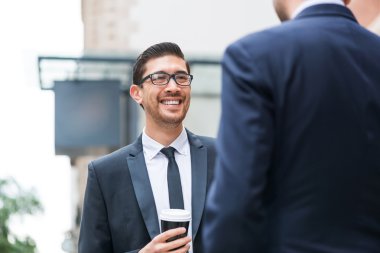 Kahve molası işadamları