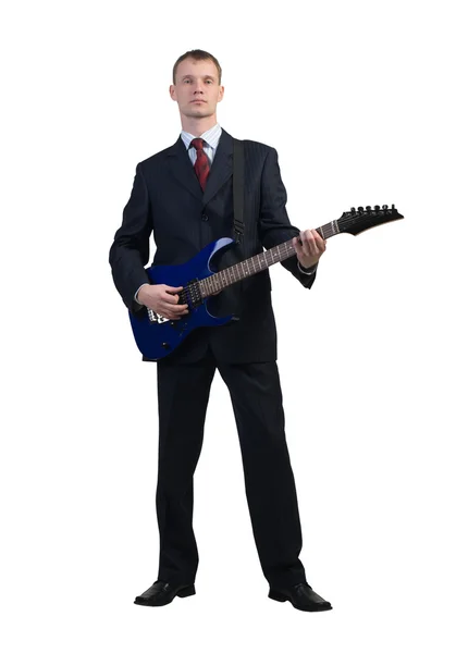 Uomo che suona la chitarra — Foto Stock